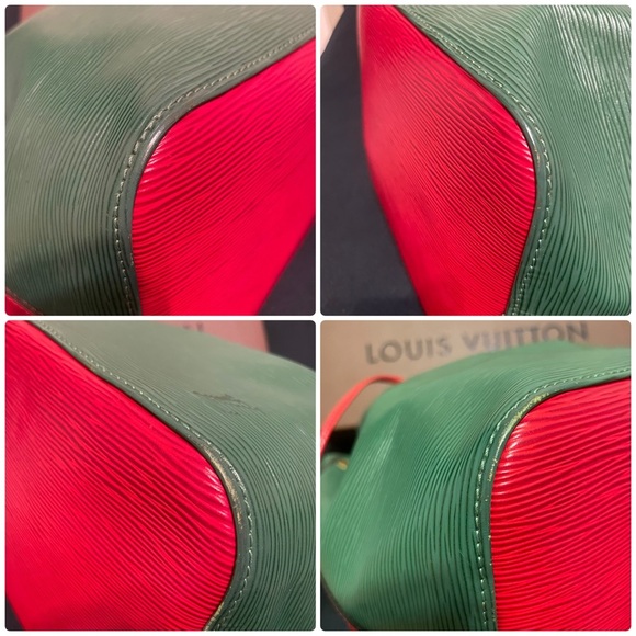Louis Vuitton Petit Noe Epi Leather Green/Red Shoulder Bag - Picture 8 of 15